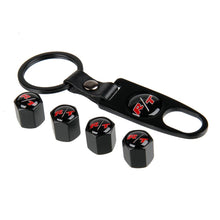 Load image into Gallery viewer, 4pcs Tire Valve Caps + Keychain For Dodge