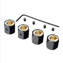 Load image into Gallery viewer, 4pcs Prosche Logo Tire Valve Caps