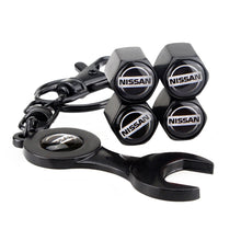 Load image into Gallery viewer, Car Wheel Tire Valve Caps with Nismo Logo for Nissan Qashqai Tiida Almera Altima Maxima Teana X-Trail Exterior Auto Accessories