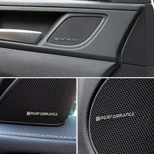Load image into Gallery viewer, 4pcs BMW Performance Door Speaker Emblem Stickers