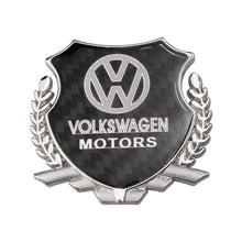 Load image into Gallery viewer, Volkswagen Motors Carbon Shield Logo Emblem