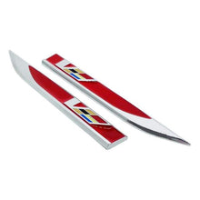 Load image into Gallery viewer, 2Pcs Cadillac V Letter Fender Emblem Sticker