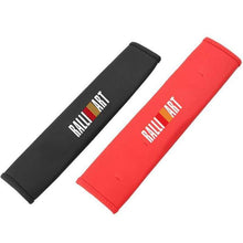 Load image into Gallery viewer, 2pcs Mitsubishi Ralli Art Logo Seat Belt Pads