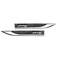 Load image into Gallery viewer, 2pcs Jeep Nameplate Fender Emblem Stickers