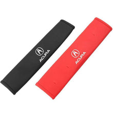 Load image into Gallery viewer, 2pcs Acura Logo Seat Belt Pads
