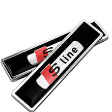 Load image into Gallery viewer, 2pcs S-Line Emblem Fender Stickers for Audi