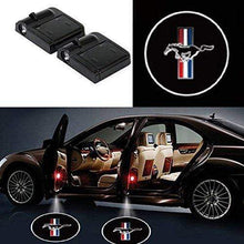 Load image into Gallery viewer, 2Pcs Mustang Logo Wireless Car Door Led Laser Projector