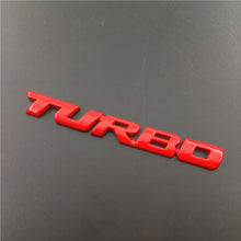 Load image into Gallery viewer, TURBO 3D Black Emblem Sticker