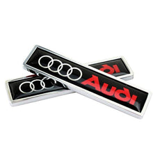Load image into Gallery viewer, 2pcs Audi Logo Emblem Fender Stickers