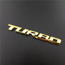 Load image into Gallery viewer, TURBO 3D Black Emblem Sticker