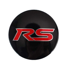 Load image into Gallery viewer, 56mm Audi RS Black Wheel Centre Stickers