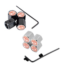 Load image into Gallery viewer, 4pcs MG Logo Wheel Tire Valve Caps