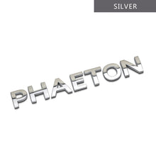 Load image into Gallery viewer, 125x17mm Silver or Black Metal Sticker for PHAETON