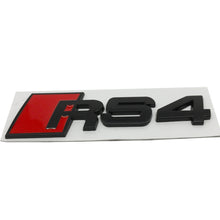 Load image into Gallery viewer, RS3 RS4 RS5 RS6 RS8 Car Trunk Emblem Audi Black , Metal