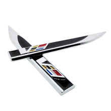 Load image into Gallery viewer, 2Pcs Cadillac V Letter Fender Emblem Sticker