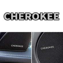 Load image into Gallery viewer, 4pcs Jeep Cherokee Door Speaker Emblem Stickers