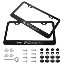 Load image into Gallery viewer, 2pcs Cadillac License Plate Frames with Screw Caps