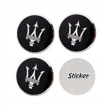 Load image into Gallery viewer, 4pcs 56,5mm Maserati Logo Wheel Center Stickers