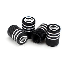 Load image into Gallery viewer, 4pcs Nissan Logo Tire Valve Caps