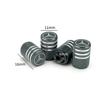 Load image into Gallery viewer, 4pcs Mercedes-Benz Logo Tire Valve Caps