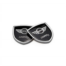 Load image into Gallery viewer, 2pcs Mini Cooper Emblem Shield Sticker