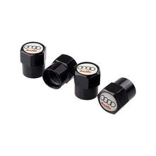 Load image into Gallery viewer, 4pcs Audi Logo Tire Valve Caps