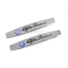 Load image into Gallery viewer, 2pcs Fender Silver Alfa Romeo Emblem
