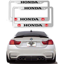 Load image into Gallery viewer, 2pcs Honda License Plate Frames with Screw Caps