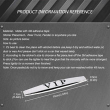 Load image into Gallery viewer, 2pcs VIP Emblem Stickers for Jaguar