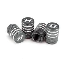 Load image into Gallery viewer, 4pcs Hyundai Logo Tire Valve Caps