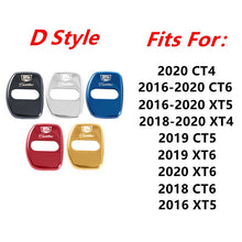 Load image into Gallery viewer, 4pcs Cadillac Logo Door Lock Cover