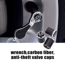 Load image into Gallery viewer, 4pcs KIA Logo Wheel Tire Valve Caps + Keychain