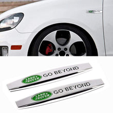 Load image into Gallery viewer, 2pcs Go Beyond Emblem Stickers for Land Rover