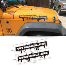 Load image into Gallery viewer, 2pcs Wrangler Logo Decal Stickers