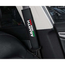 Load image into Gallery viewer, 2pcs FIAT Abarth Logo Seat Belt Pads