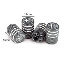 Load image into Gallery viewer, 4pcs Alfa Romeo Logo Tire Valve Caps