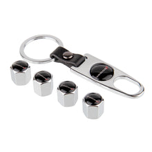 Load image into Gallery viewer, 4pcs Tire Valve Caps + Keychain For Dodge