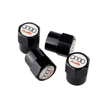 Load image into Gallery viewer, 4pcs Audi Logo Tire Valve Caps