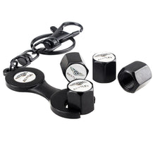 Load image into Gallery viewer, Bentley Wheel Tire Valve Caps+Keychain