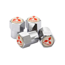 Load image into Gallery viewer, 4pcs Mitsubishi Logo Tire Valve Caps