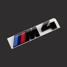 Load image into Gallery viewer, Silver and Glossy Black Plastic For BMW M Sticker Logo M1 M2 M3 M4 M5 M6 E30 E36 E39 E46 E60 E90 F10 F20 F30 G01 G30 X1 X3 X5
