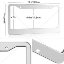 Load image into Gallery viewer, 2pcs Nascar Hendrick License Plate Frames with Screw Caps