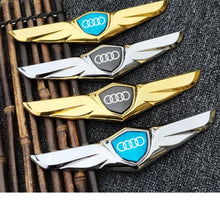 Load image into Gallery viewer, Audi Logo Wings Decal Emblem Sticker