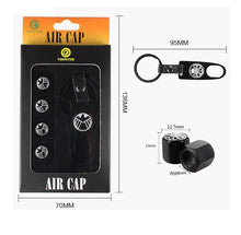 Load image into Gallery viewer, 4pcs Tire Valve Caps + Keychain For Dodge