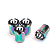 Load image into Gallery viewer, 4pcs Mopar Logo Tire Valve Caps - Neo Chrome