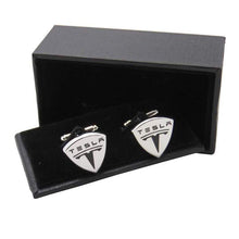Load image into Gallery viewer, 2pcs Tesla Logo Men's Shirt Cufflinks
