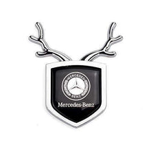 Load image into Gallery viewer, 2pcs Shield Antler Emblem For Mercedes-Benz