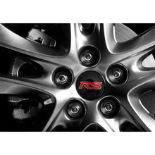 Load image into Gallery viewer, 56mm Audi RS Black Wheel Centre Stickers