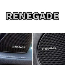 Load image into Gallery viewer, 4pcs Jeep Renegade Door Speaker Emblem Stickers