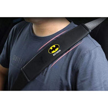 Load image into Gallery viewer, 2pcs Batman Logo Seat Belt Pads